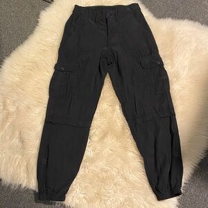 American Eagle Outfitters Dk. Navy Lightweight Corduroy Jogger/Cargo Pants